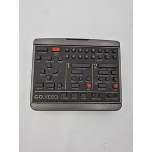 Go-Video Dual Deck VCR Editing Remote Control Tested Works Copy Tape OEM